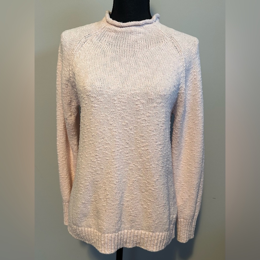 LL Bean Ragg roll neck sweater